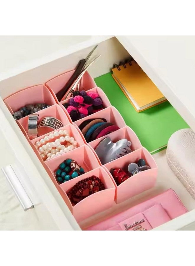 Go Hooked Go Hooked Multipurpose plastic Storage Drawer Organiser, Socks Organiser (Set of 8, Multicoloured), Clothing  - Image 4