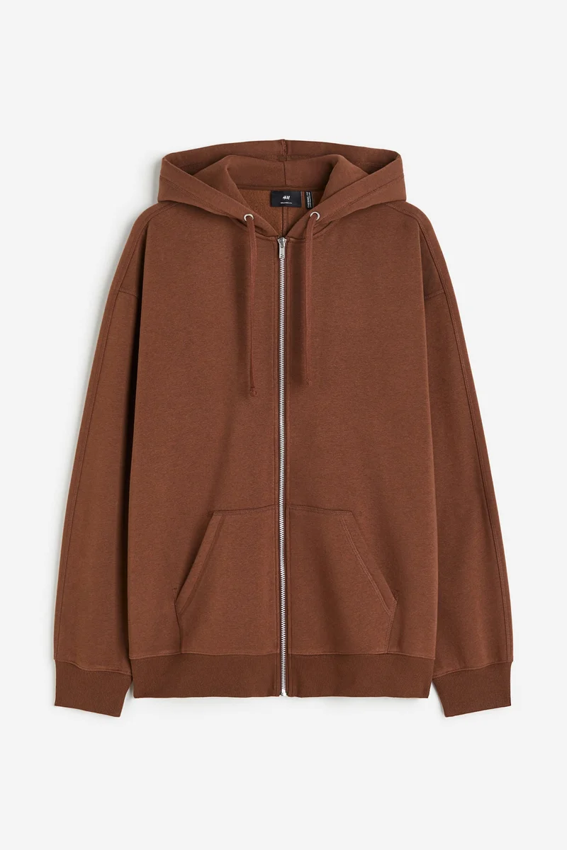 H&M THERMOLITE® Relaxed Fit Zip-through hoodie