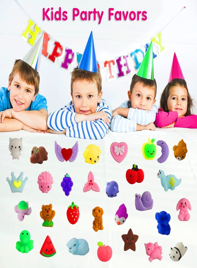 SPOLUX 100 Pcs Kawaii Squishies Party Favors for Kids 4-8-12, Mochi Squishy Toys Treasure Box Toys for Classroom Prizes,Stress Relief Fidget Toys Birthday Gift for Boys Girls Goodie Bag Pinata Stuffers - Image 2