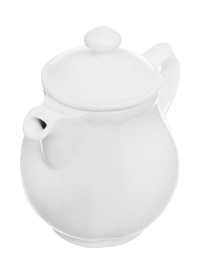 Royal Porcelain Tea Pot With Lid Shape 32 0.40 L White