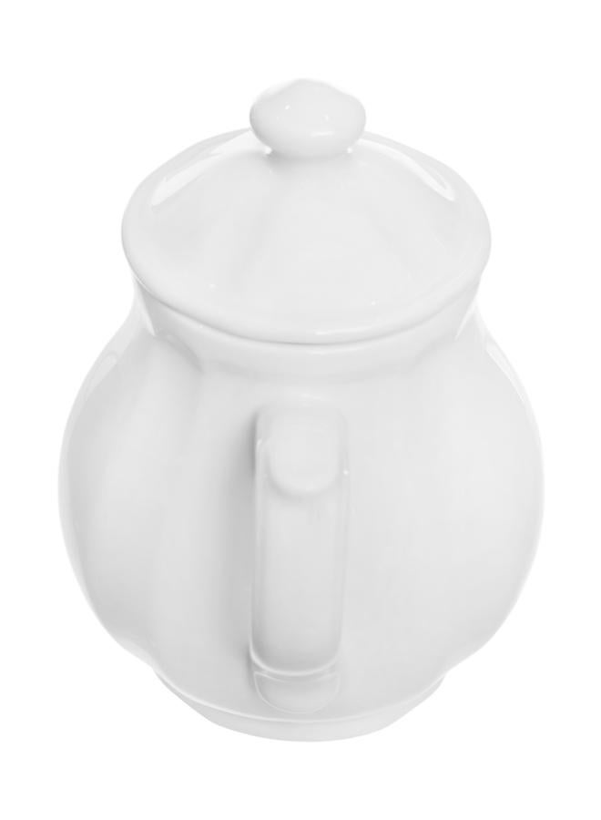 Royal Porcelain Tea Pot With Lid Shape 32 0.40 L White