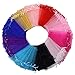 HRX Package 100pcs MultiColored Organza Bags4 x 6 inches Christmas Wedding Favors Gift Drawstring Bags Jewelry Pouches Candy Mesh Pouches - Image 1