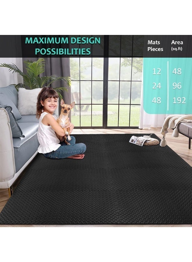 10-Pack EVA Foam Interlocking Mats 🧩 Non-Slip Exercise Floor Tiles 🏋️ Yoga Puzzle Mat 🧘 Kids Play Foam Flooring 👶 Multipurpose Protective Floor Mat - Image 3