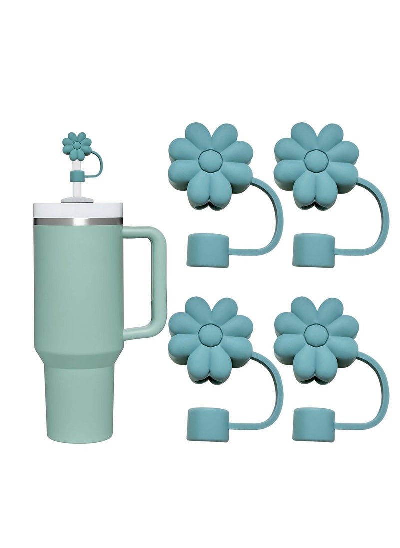 4Stanley straw caps, reusable dustproof silicone straw caps suitable for Stanley cups 