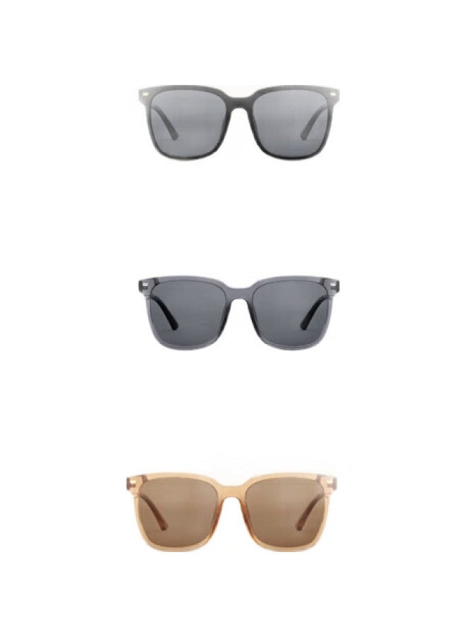 PARZIN Sunglasses, Fan Chengcheng Same Style Black Polarized Unisex Fashion Driving Sunscreen Driving Sunglasses Men 92120 - Image 1