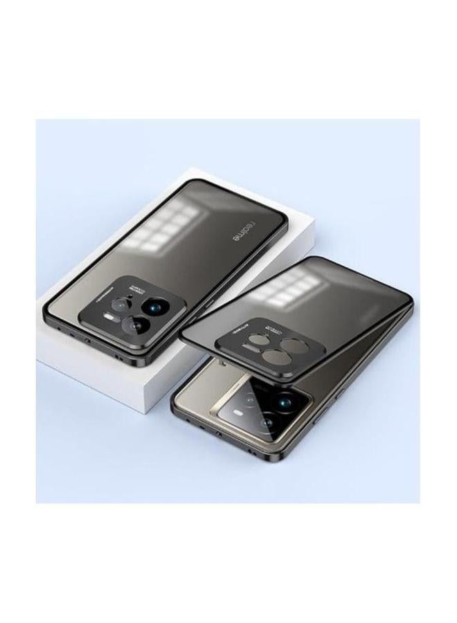 Case Compatible with Realme GT 7 Pro Case, Aluminium Alloy Metal Frame Matte Frosted Translucent Back Cover Shockproof Protective for GT7  - Image 1