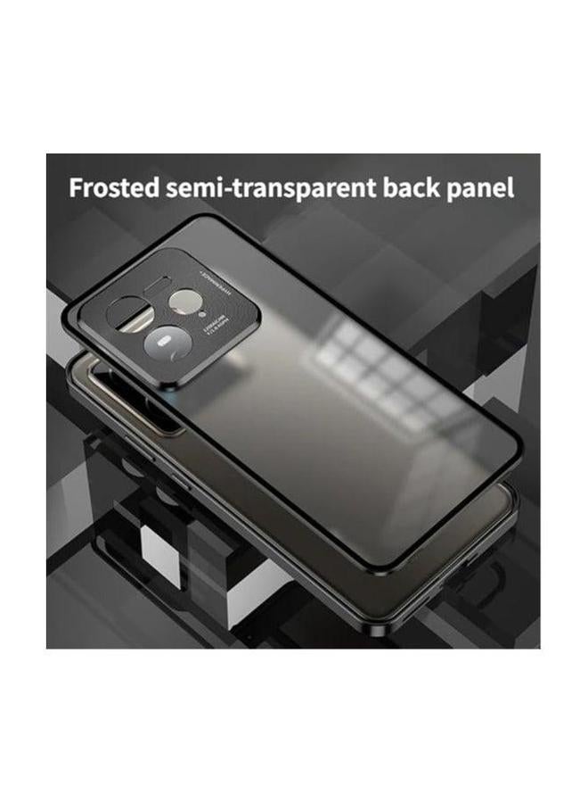Case Compatible with Realme GT 7 Pro Case, Aluminium Alloy Metal Frame Matte Frosted Translucent Back Cover Shockproof Protective for GT7  - Image 5