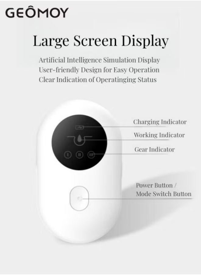 جيموي مزيل الرؤوس البيضاء ، مكنسة كهربائية لمزيلات الرؤوس السوداء مع ضغط دافئ ، إزالة الرؤوس السوداء للأنف ، أدوات استخراج الرأس الأبيض مع 3 قوة شفط 4 مجسات للرجال والنساء - Image 5