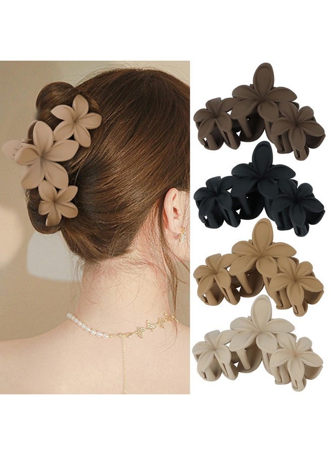 Ondder Large Matte Claw Hair Clips for Women - 4.5 Inch Non-Slip Strong Hold Clips for Thick Hair, Hair Accessories - Image 1