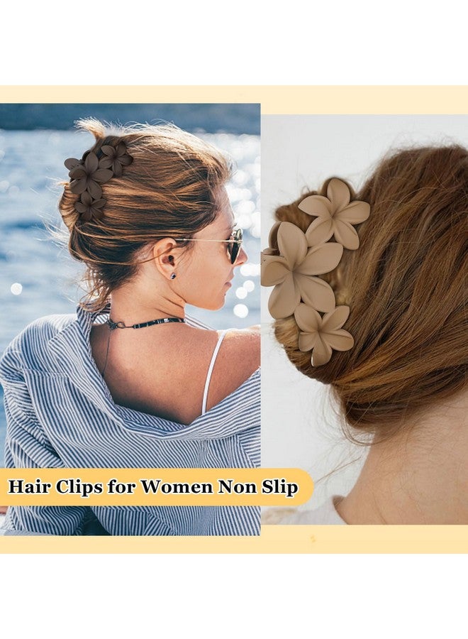 Ondder Large Matte Claw Hair Clips for Women - 4.5 Inch Non-Slip Strong Hold Clips for Thick Hair, Hair Accessories - Image 5