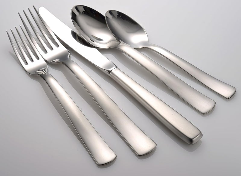 Liberty Tabletop Satin America 65piece 1810 Flatware Set Service for 12 Includes Serving Pieces Made in USA - Image 3
