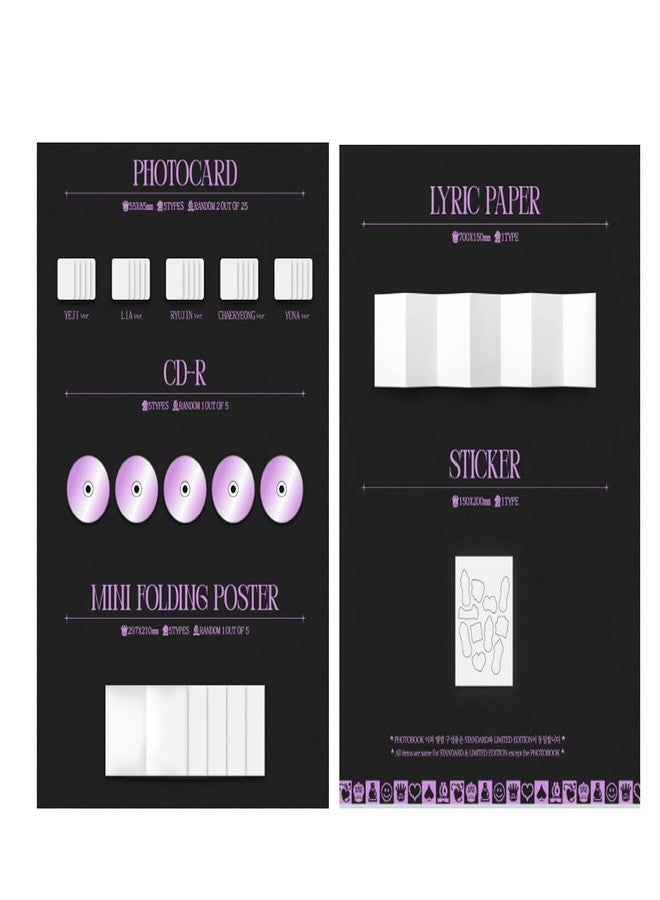 ITZY - Checkmate Standard Edition [Version Select] Album + Folded Poster (YEJI) - Image 3