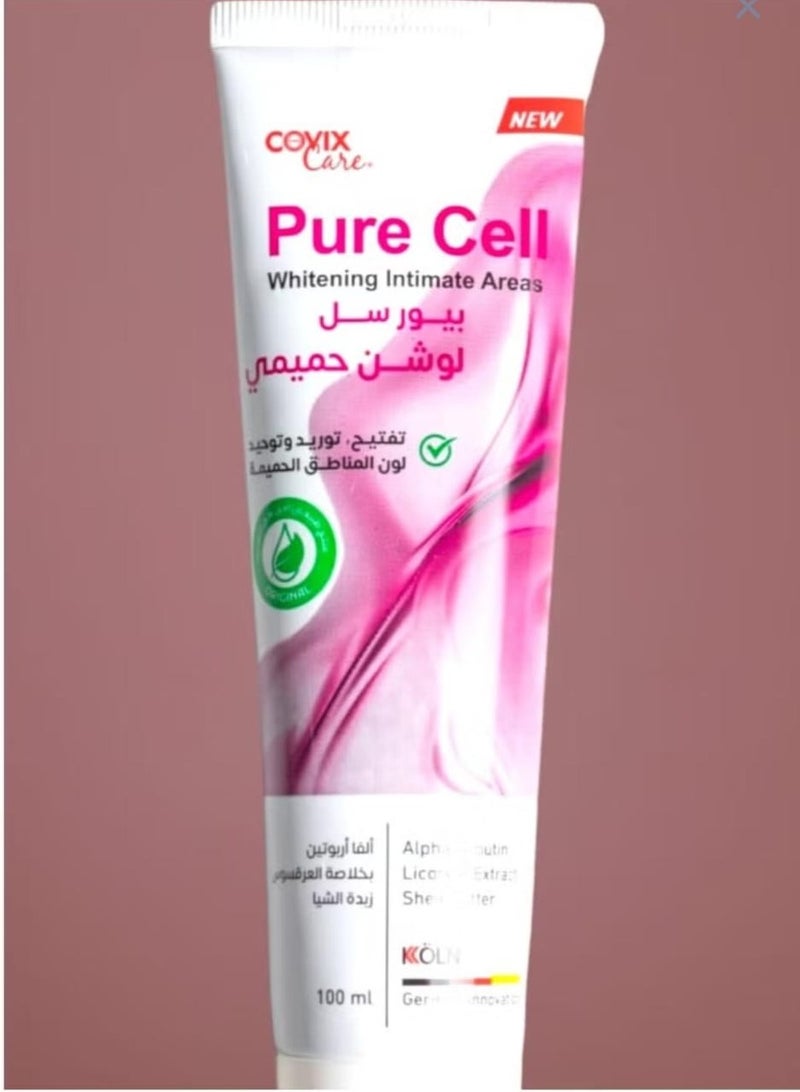 كوفيكس كير لوشن بيور سيل للمناطق الحميمة ألفا أربوتين بعرق السوس وخلاصة زبدة الشيا 100 مل - Image 3