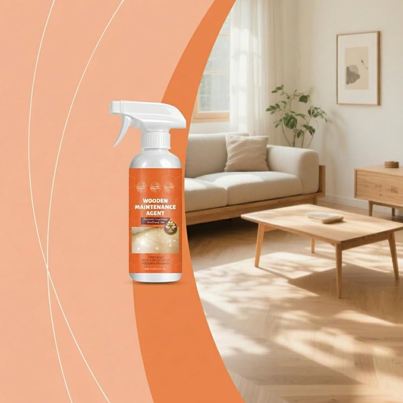 KASTWAVE Wood Furniture Foam Cleaner, Complete Furniture Care: All Natural Wood Cleaner and Polish- Replenishes and Restores Wooden Furnitures, Deep Cleaning Woods Cleaners Spray for Woods Surfaces - Image 4