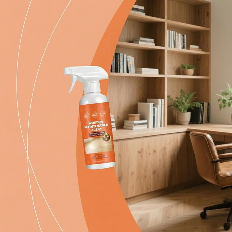 KASTWAVE Wood Furniture Foam Cleaner, Complete Furniture Care: All Natural Wood Cleaner and Polish- Replenishes and Restores Wooden Furnitures, Deep Cleaning Woods Cleaners Spray for Woods Surfaces - Image 3