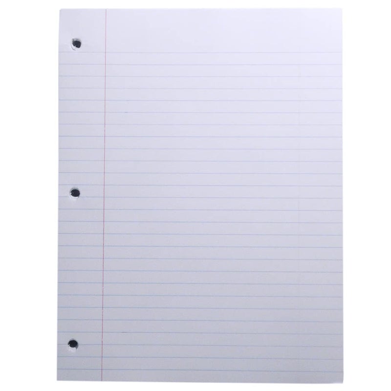 Top Flight Filler Paper, 8.5 x 11 Inches, Wide Rule, 200 Sheets (12803) White - Image 2
