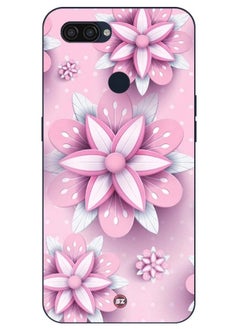 Service Zone Protective Printed Mobile Cover Abstract Art Flower Design For Oppo A12 2020 