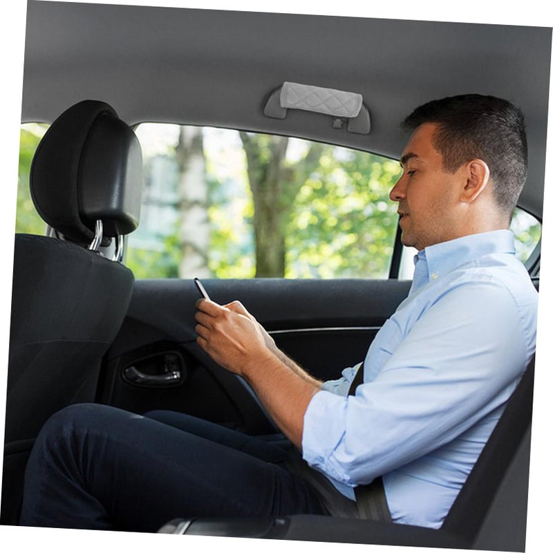 Gray Velvet Car Door Handle Covers Protector Safety Knob Gloves Enhance Interior Appearance - Image 5