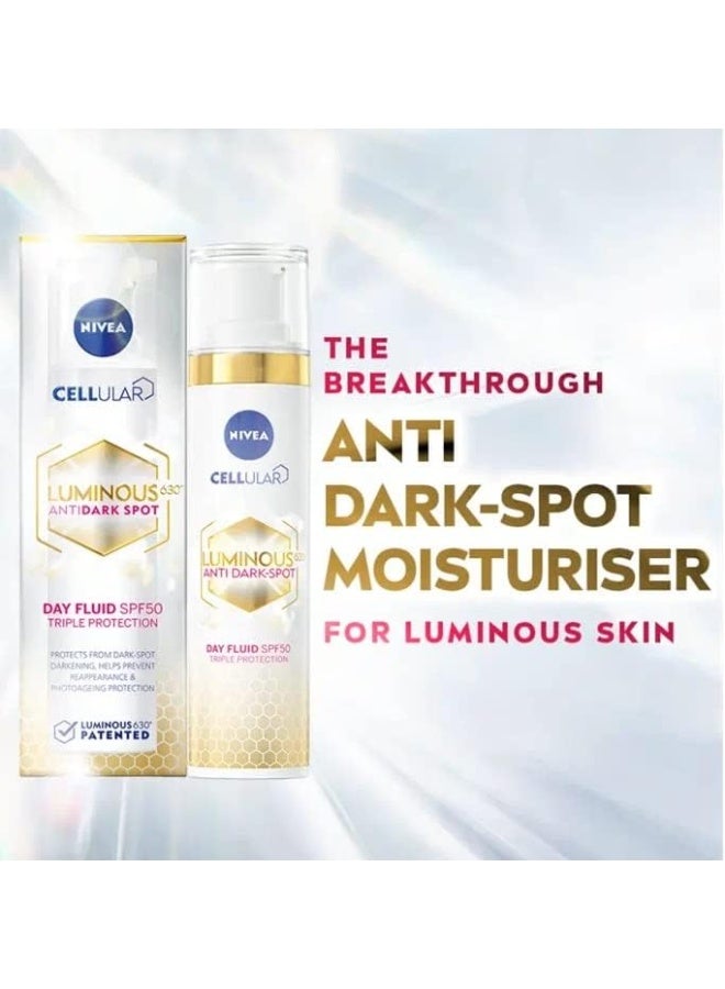 Nivea NIVEA Moisturizing CELLULAR LUMINOUS630 ANTI DARK-SPOT (DAY),1.35 fl oz - Image 3