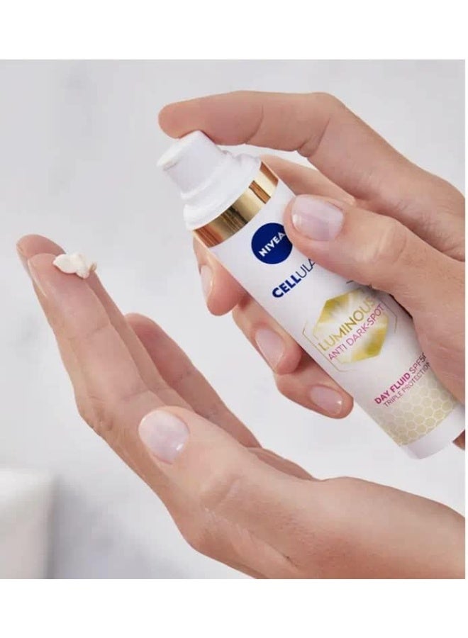 Nivea NIVEA Moisturizing CELLULAR LUMINOUS630 ANTI DARK-SPOT (DAY),1.35 fl oz - Image 2