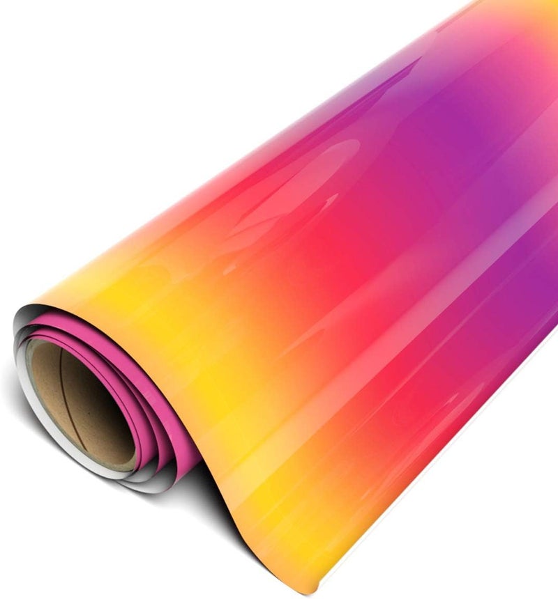 SISER سيسر إيزي بي إس في أنماط 118 × 3 قدم لفة فينيل حرفي ذاتي اللصق دائم تدرج غروب الشمس - Image 1