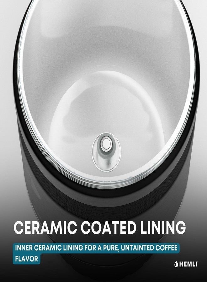 Hemli Nitro Cold Brew Coffee Maker 12 oz Ceramic-Lined, Tritan Cup, Pressure Gauge, Stores 3 Nitrogen Gas Bulbs Custom Designed for Cold Brew and Nitro Drinks - Image 5