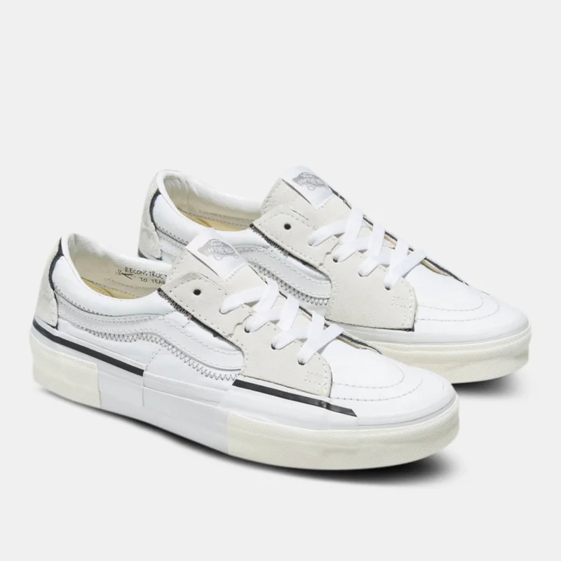 Vans White / Off-White Sk8-Low Reconstruct Unisex Shoes  | Best Price UAE