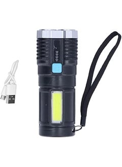 Generic Rechargeable Handheld Flashlight , LED Flashlights , High lumino fluxs Led Handheld Flashlight for Camping Biking Hiking Outdoor Home Emergency , Quad Core Bright  - Image 1