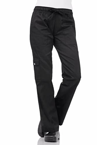 Chef Works Women's Cargo Chef Pants, Black, X-Large - Image 5