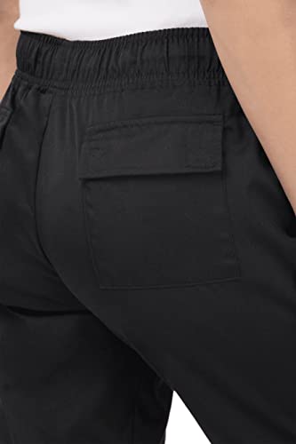 Chef Works Women's Cargo Chef Pants, Black, X-Large - Image 4