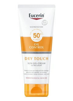 يوسيرين يوسيرين جل كريم دراي تاتش للجسم بعامل حماية من الشمس +SPF50 شفاف 200مل  - Image 1