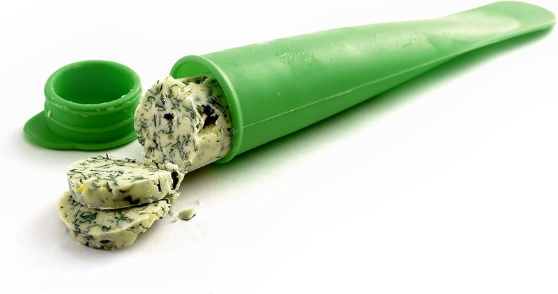 Norpro 823 Silicone Herb Butter Stick/Garlic Peeler Tube - Image 1