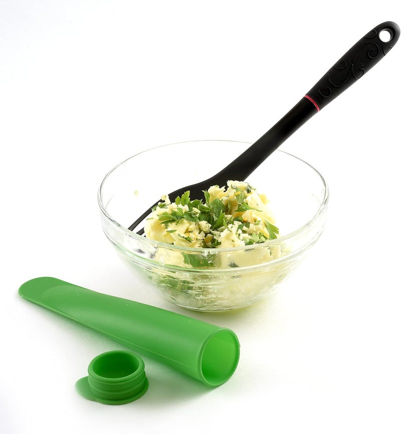 Norpro 823 Silicone Herb Butter Stick/Garlic Peeler Tube - Image 3