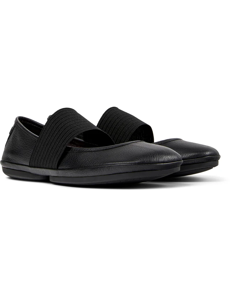 كامبر Right Nina, Women's Moccasin/Ballerina, Black