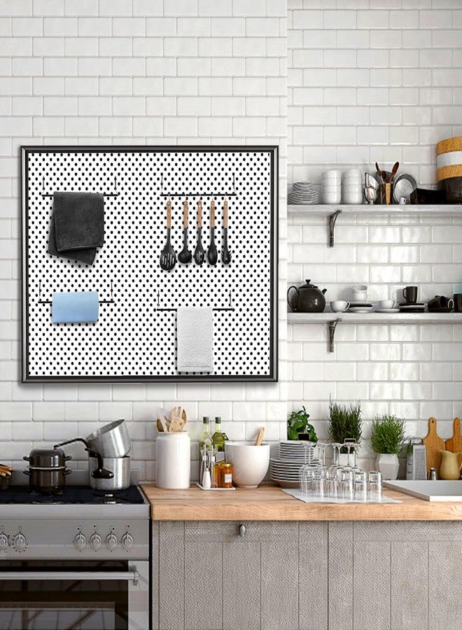 Acshio 10 Pack Paper Towel Holder for Pegboard, Extendable Heavy Duty Pegboard Accessories, Black Pegboard Hooks Organizer for Workshop, Garage, Kitchen, Laundry Room, Bathroom - Image 5