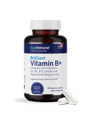 Vitamin B Complex - 60 Capsules with Vitamins B6 20mg D3 1000IU Magnesium Bisglycinate 260mg Methyl B12 1000mcg and Folate as Methylfolate 600mcg DFE. Doctor Formulated MTHFR Support Supplement. - pzsku/Z837FADFA53058FB961BDZ/45/_/1740202797/a6061f6d-916e-42bc-80c2-d3aea5738dc9