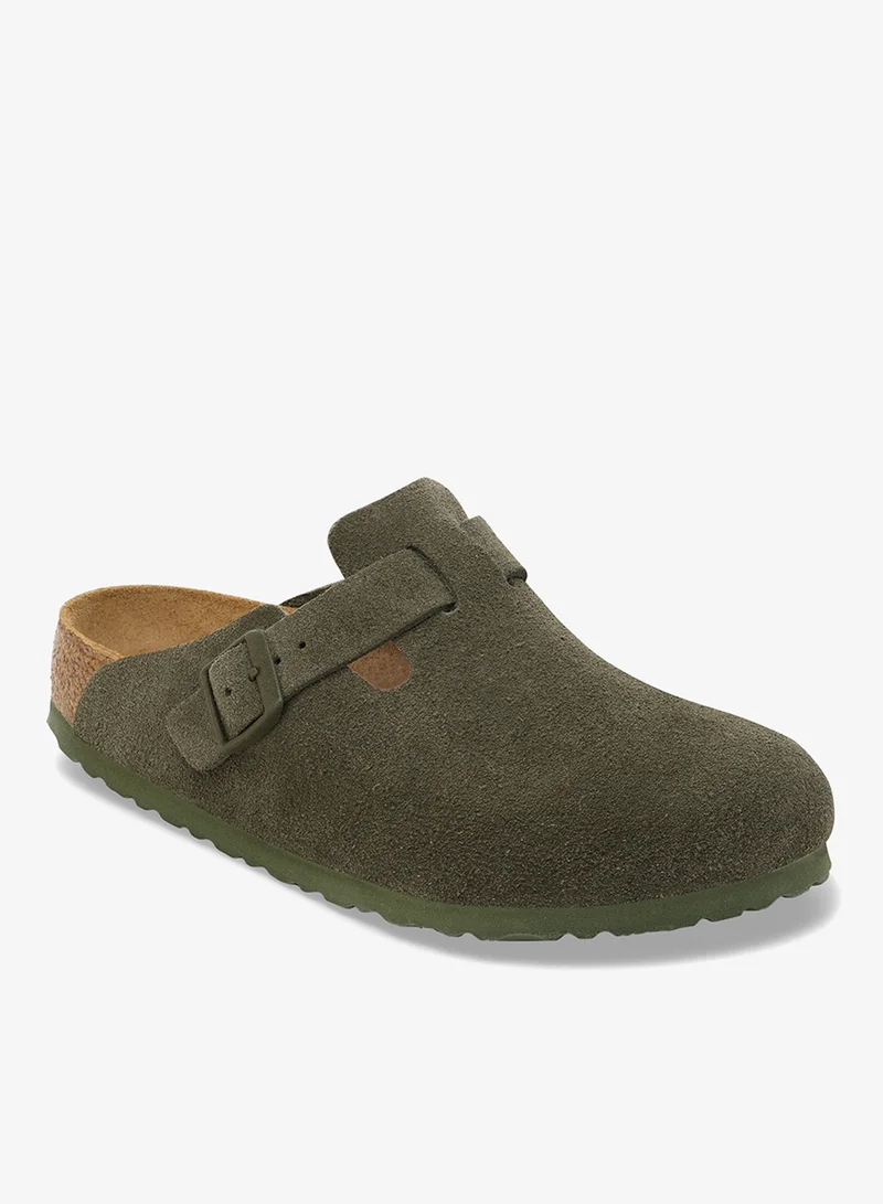 Birkenstock Boston Bs Suede Regular Fit Clogs