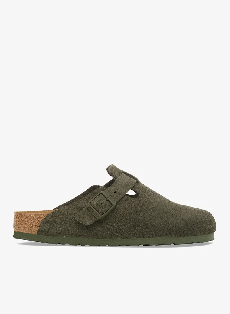 Birkenstock Boston Bs Suede Regular Fit Clogs