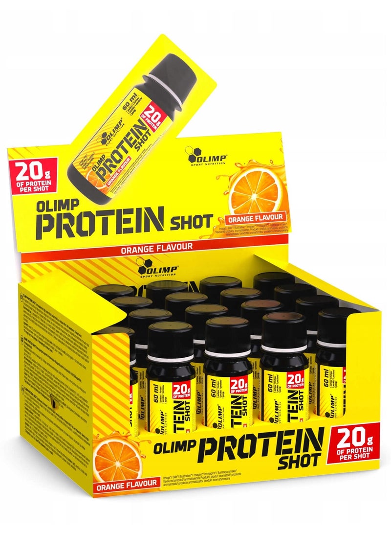أولمب عبوة نكهة البرتقال بروتين شوت من 20 أمبولة 60 مل - Image 1