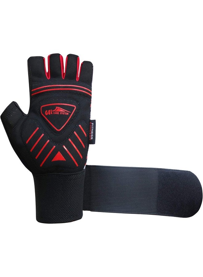 Kobo WTG-37 Gym Gloves for Weight Lifting Exercise & Fitness with Anti Slip Grip and Wrist Support (XL) - Image 3