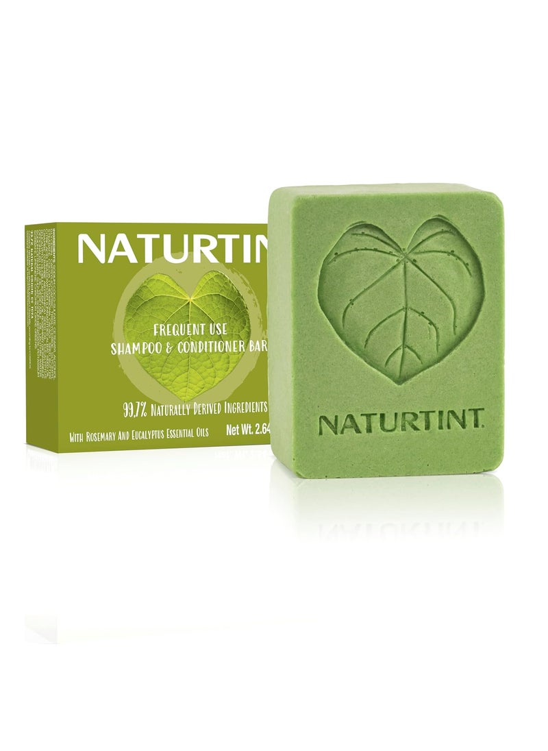 NATURTINT - Naturtint Shampoo & Conditioner Bar (Rosemary Eucalyptus) - Naturally Derived Ingredients, Cruelty Free, All Hair Types, Travel Approved - Image 1