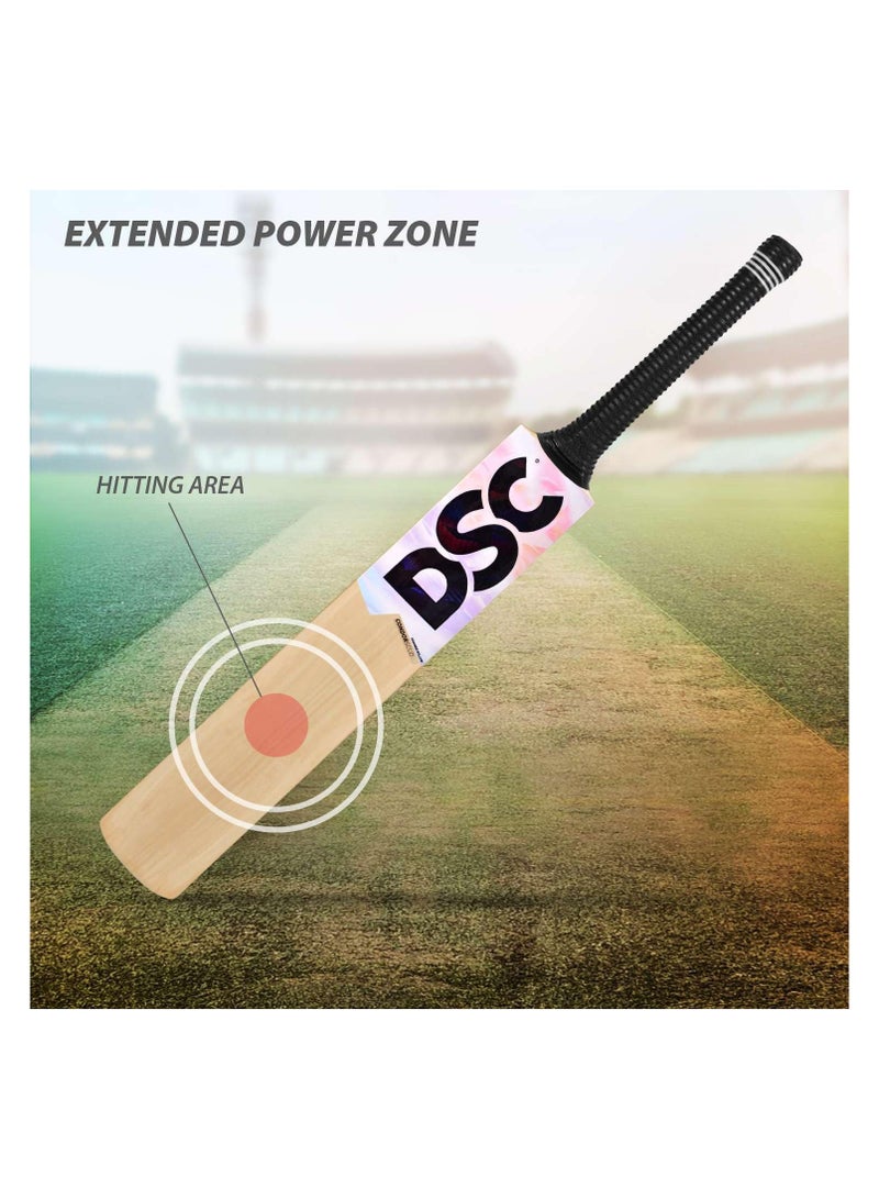 دي أس سي مضرب كريكيت DSC Intense Force من خشب كشمير ويلو | المقاس 5 | خفيف الوزن | مناسب للكرة الجلدية | للمبتدئين والناشئين | مع غطاء حماية مجاني - Image 2