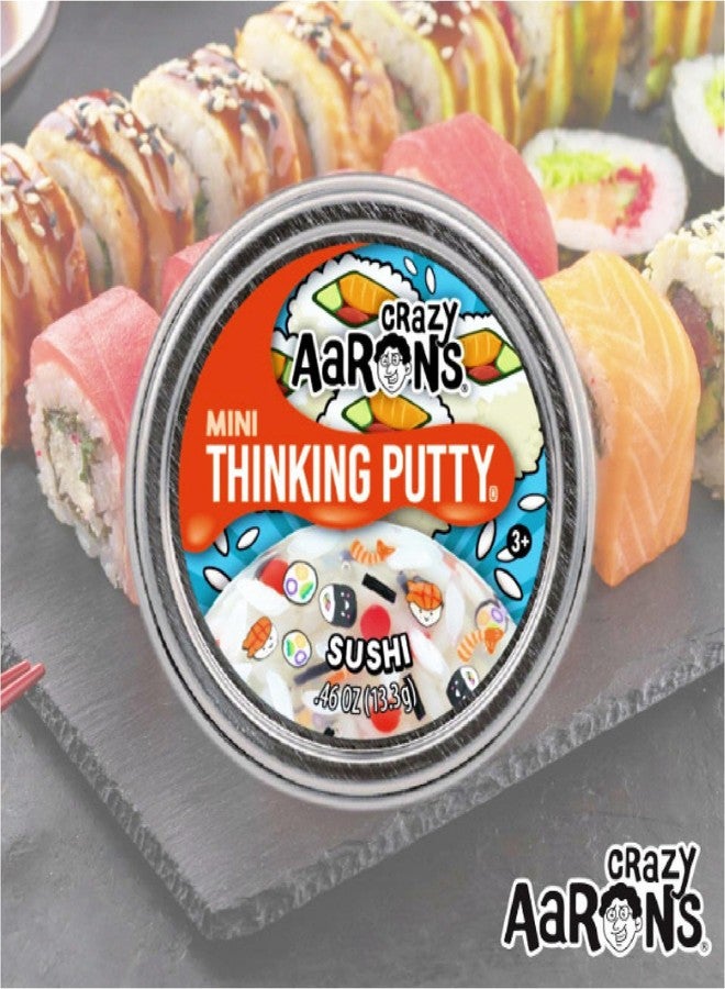 Matty's Toy Stop Crazy Aaron's Putty Mini Tins Ketchup & Mustard, Pickleball and Sushi Gift Set Bundle - 3 Pack (13.3g Each) - Image 5