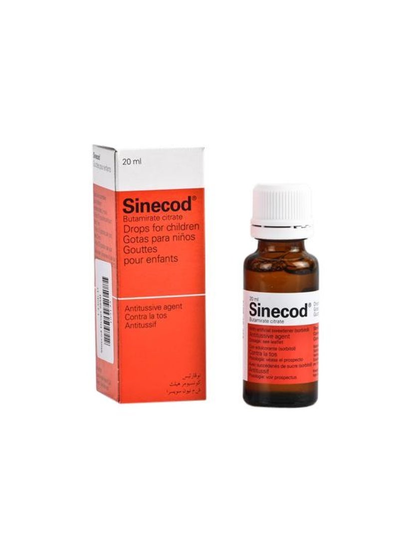 Sinecod Cough Remedies Drops For Cough 20Ml