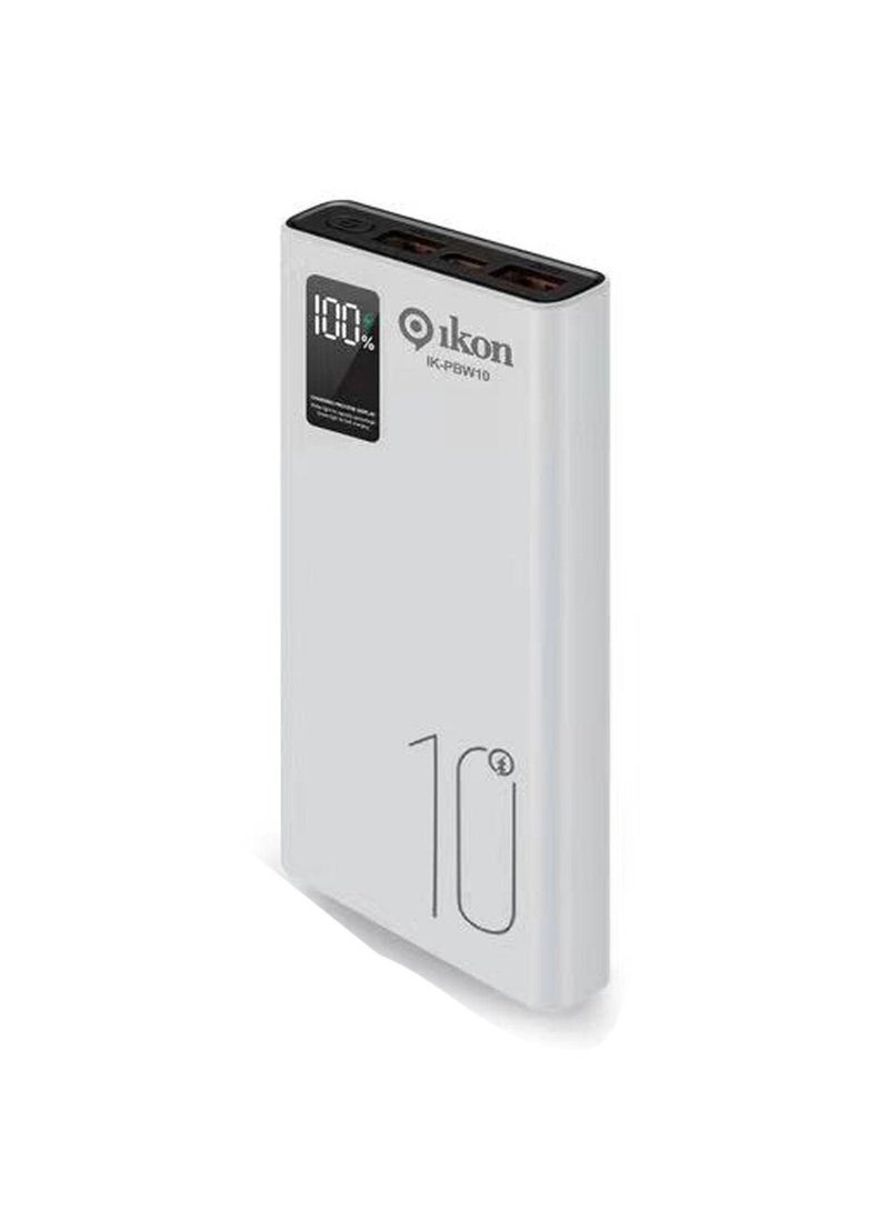 ikon 10000 mAh Fast Charging Power Bank, IK-PBW10 - Image 1