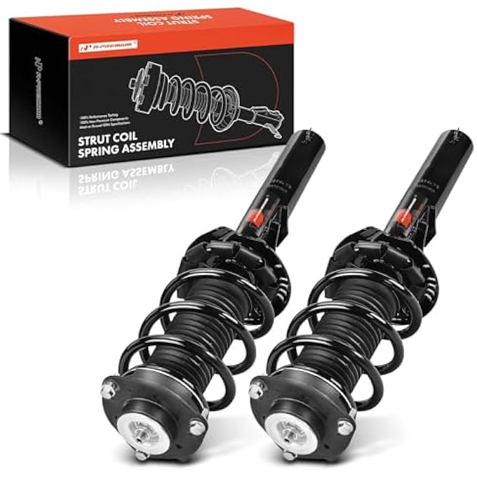 أ-بريميوم بديل ممتص الصدمات لسيارة فولكس فاجن سي سي 2009-2017 مجموعة دعامة كاملة 20 لترًا أماميًا أيسر وأيسر مجموعة من قطعتين - Image 2