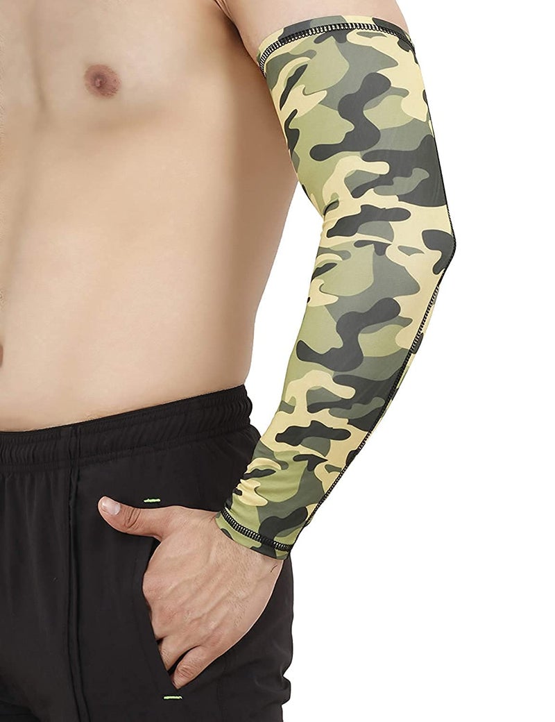 Men and women Sun protection cotton arm sleeve Unisex summer, Winter arm protective Sports cricket, Football rider, Gym sleeves elbow Full cover