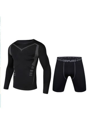 Swimwear Men's Anti-embarrassment Shorts Swimming Trunks Equipment Sunscreen Full Body Hot Spring Swimwear Men's Suit Summer-Color:Elite Long Sleeves + Trousers -Size:S - pzsku/Z8380619A464FCD9B2825Z/45/1746232395/22d85d11-a41a-4a63-a767-ae696998a459
