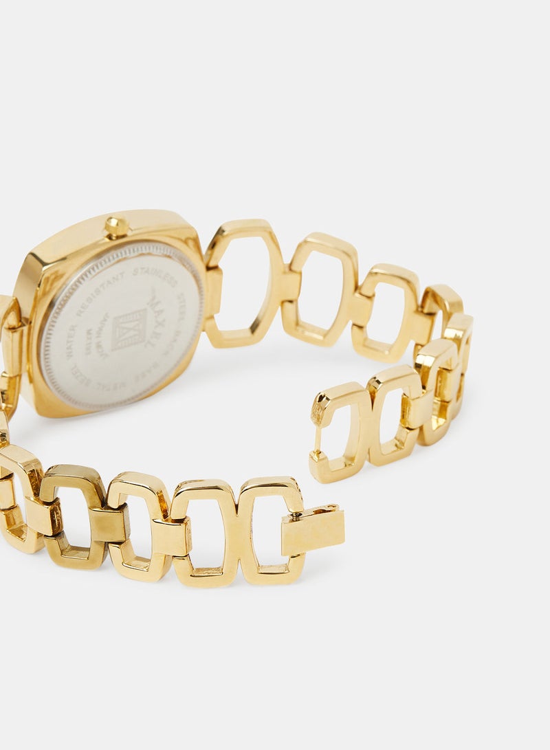 Maxel Women's Quartz Classic Fashion Analog Wrist Watch MX451 - 28mm - Image 3