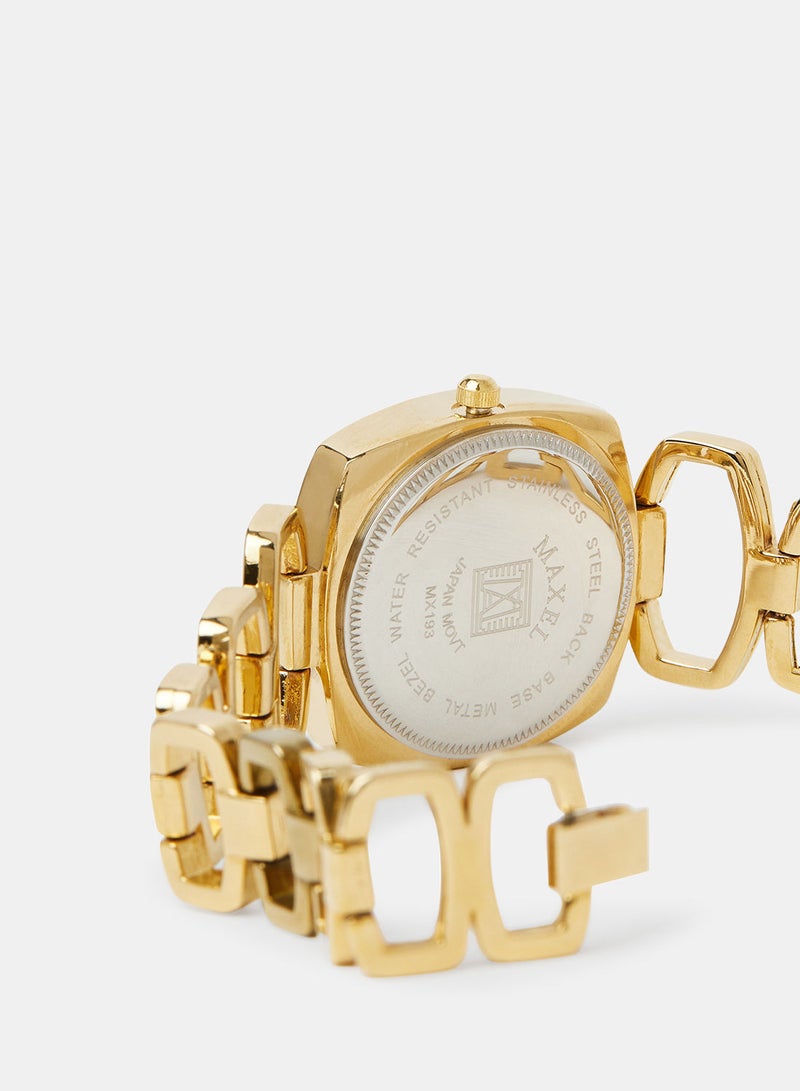 Maxel Women's Quartz Classic Fashion Analog Wrist Watch MX451 - 28mm - Image 4
